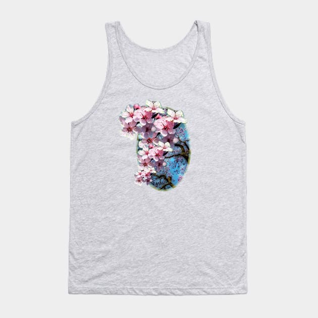 Cherry Blossoms Tank Top by Nadine8May